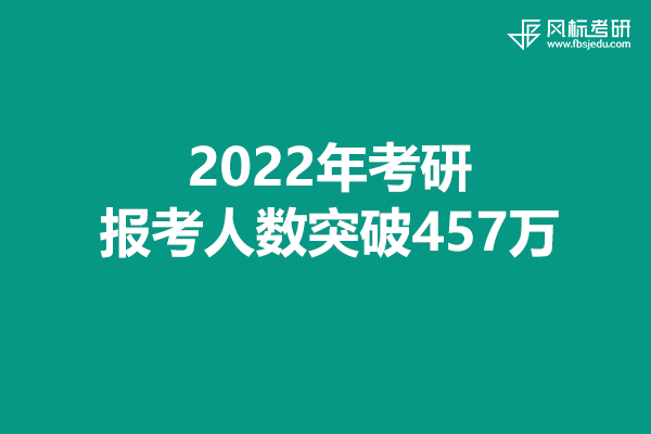 2022年考研報考人數突破457萬，考試準備工作就緒